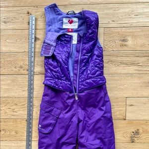Obermeyer girls size 8 ski overalls